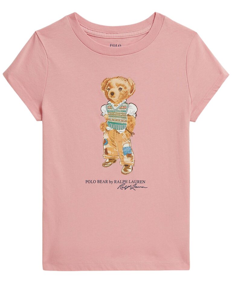 Girls' 2T-6X Polo Bear Short-Sleeve T-Shirt
