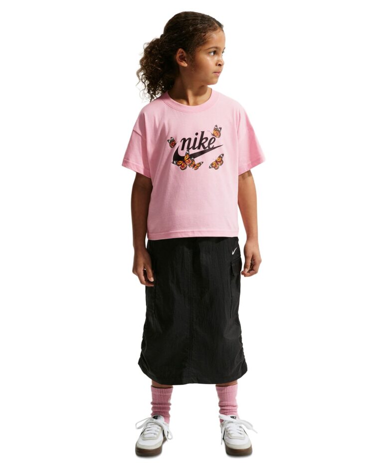 Girls' 7-16 Sportswear Boxy Short-Sleeve T-Shirt