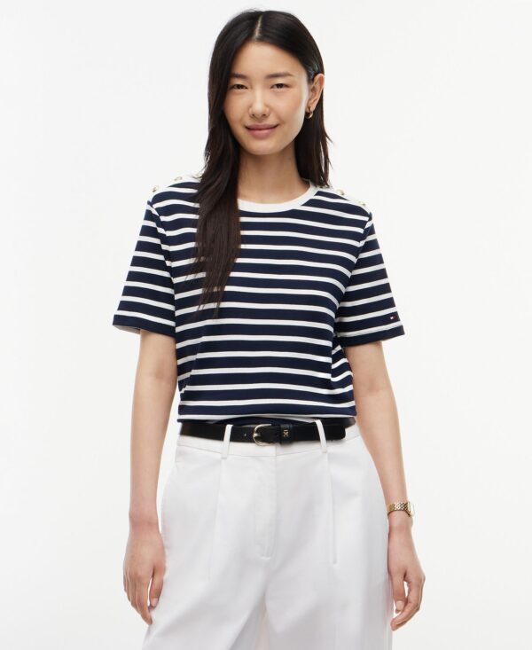 Women's Ribbed Boxy Crewneck T-Shirt