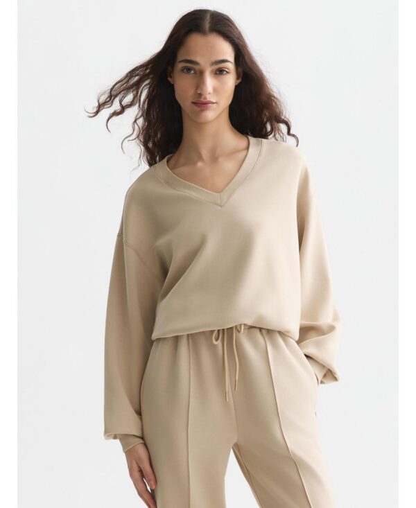 Women's Modal V-Neck Sweatshirt