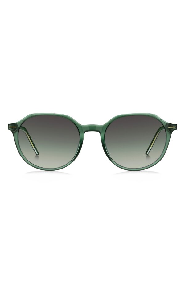 51mm Round Geometric Sunglasses