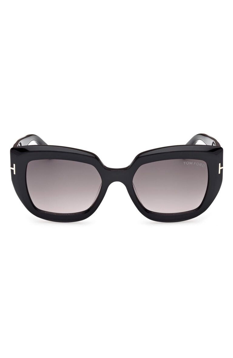 Saltzman 53mm Gradient Butterfly Sunglasses