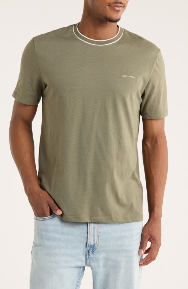Tipped Crewneck T-Shirt