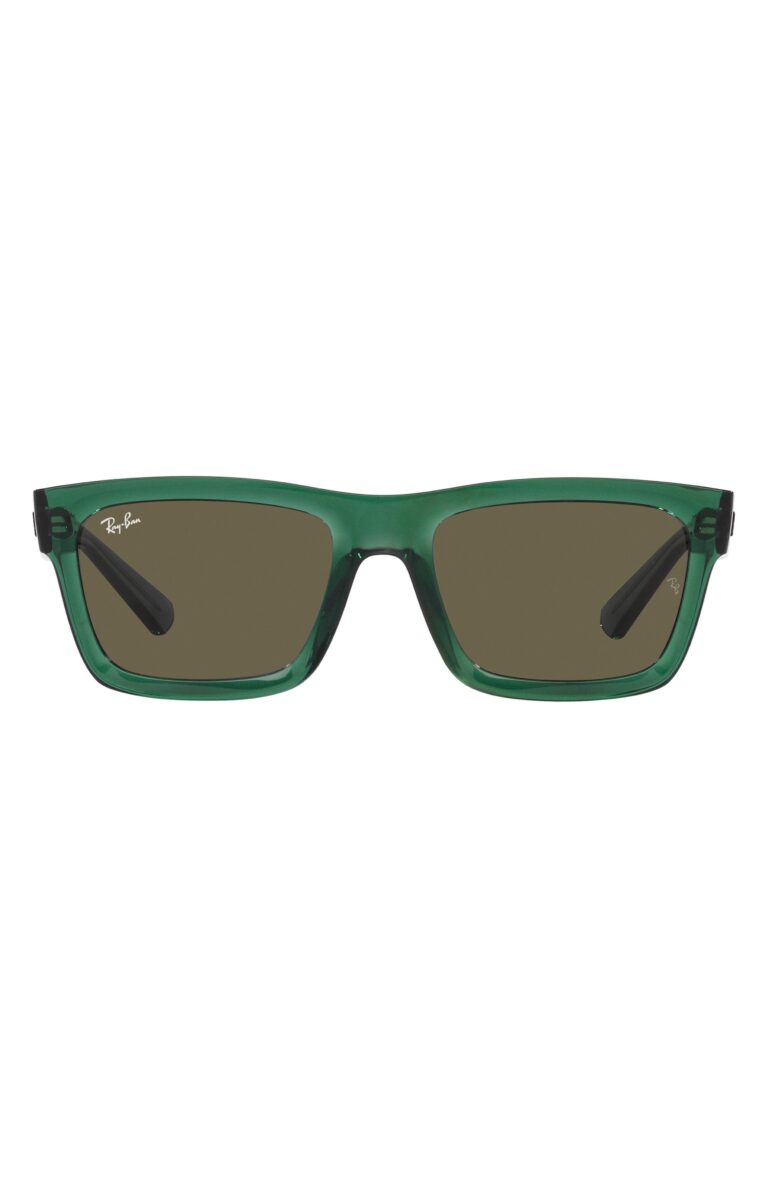 Warren 57mm Rectangular Sunglasses