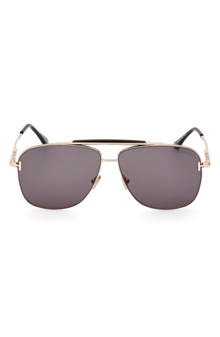 Jaden 60mm Polarized Navigator Sunglasses