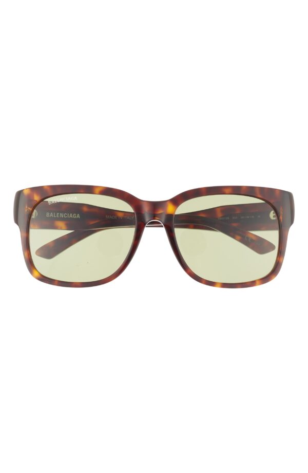 56mm Square Sunglasses