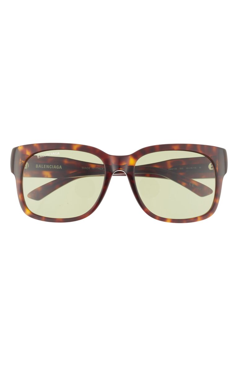 56mm Square Sunglasses