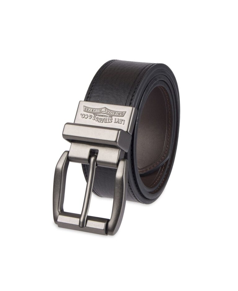 Leather Reversible Casual Men's Belt
