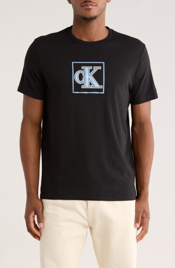 Outline Box Logo Graphic T-Shirt