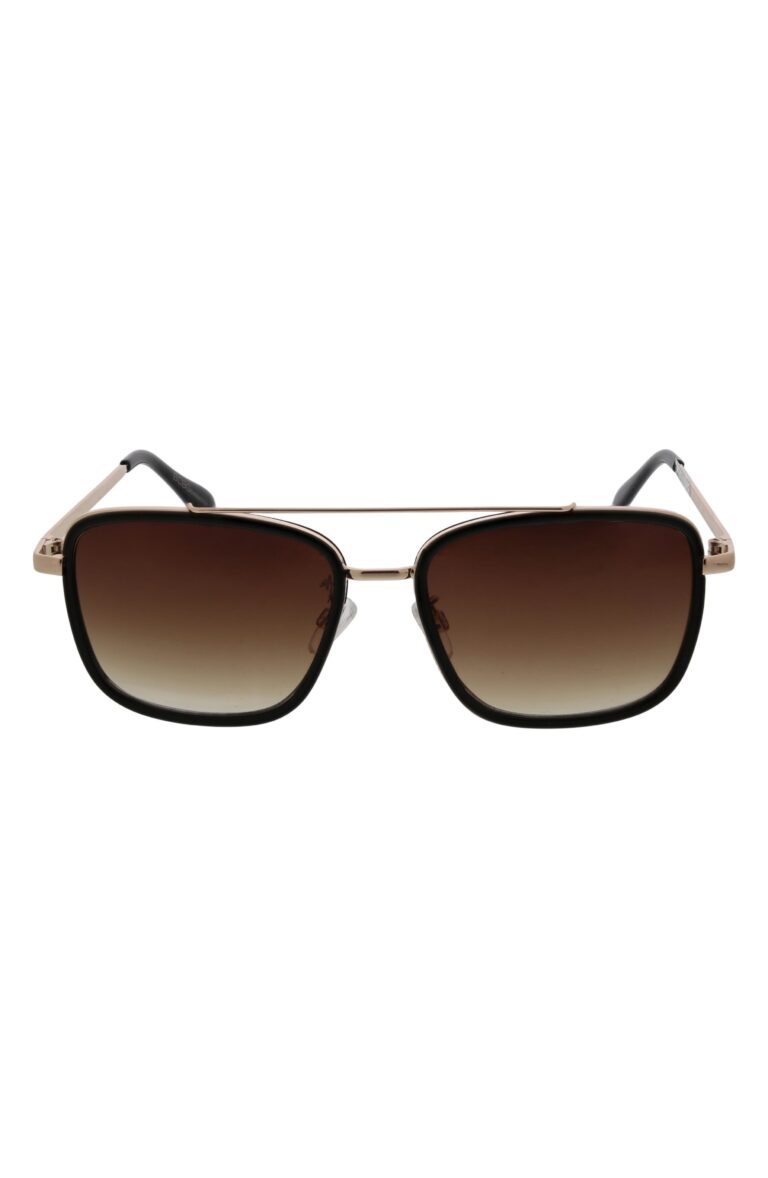 58mm Combo Aviator Sunglasses