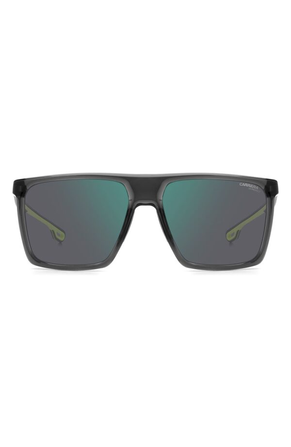 58mm Gradient Polarized Shield Sunglasses