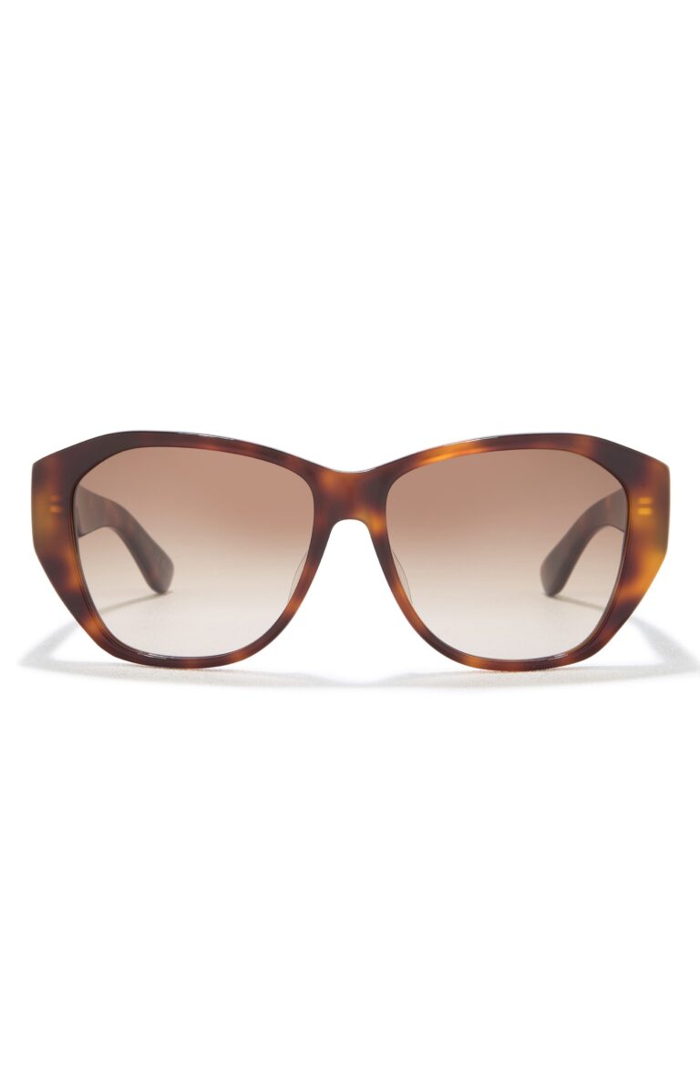 56mm Gradient Square Sunglasses
