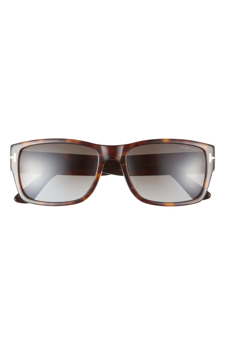 56mm Rectangle Sunglasses