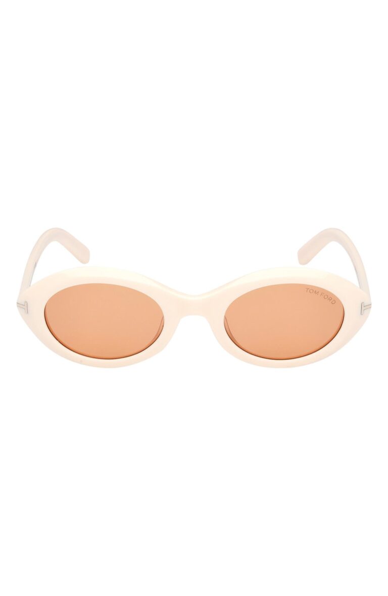 51mm Oval Sunglasses