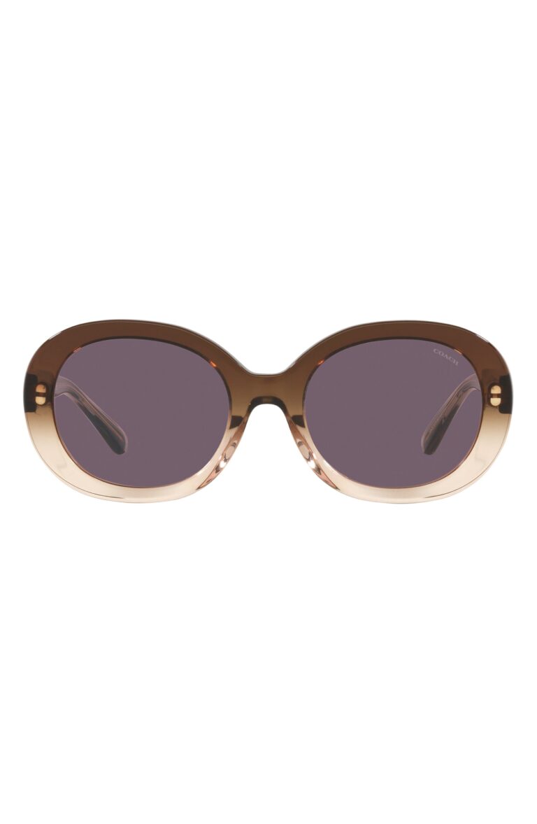 52mm Oval Sunglasses