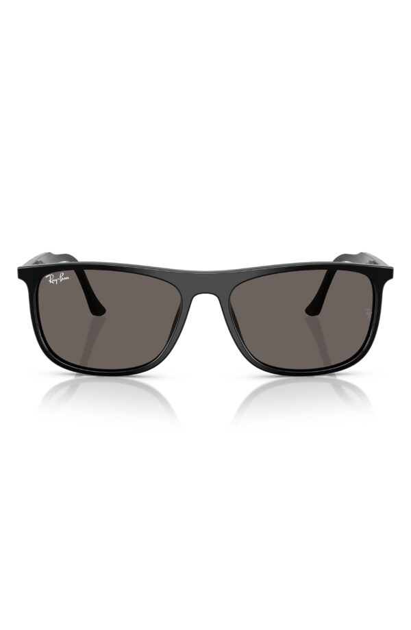 58mm Gradient Rectangular Sunglasses