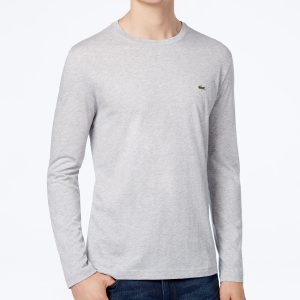Men's Long Sleeve Crew Neck Jersey T-Shirt