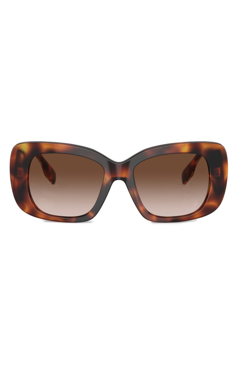 52mm Gradient Square Sunglasses