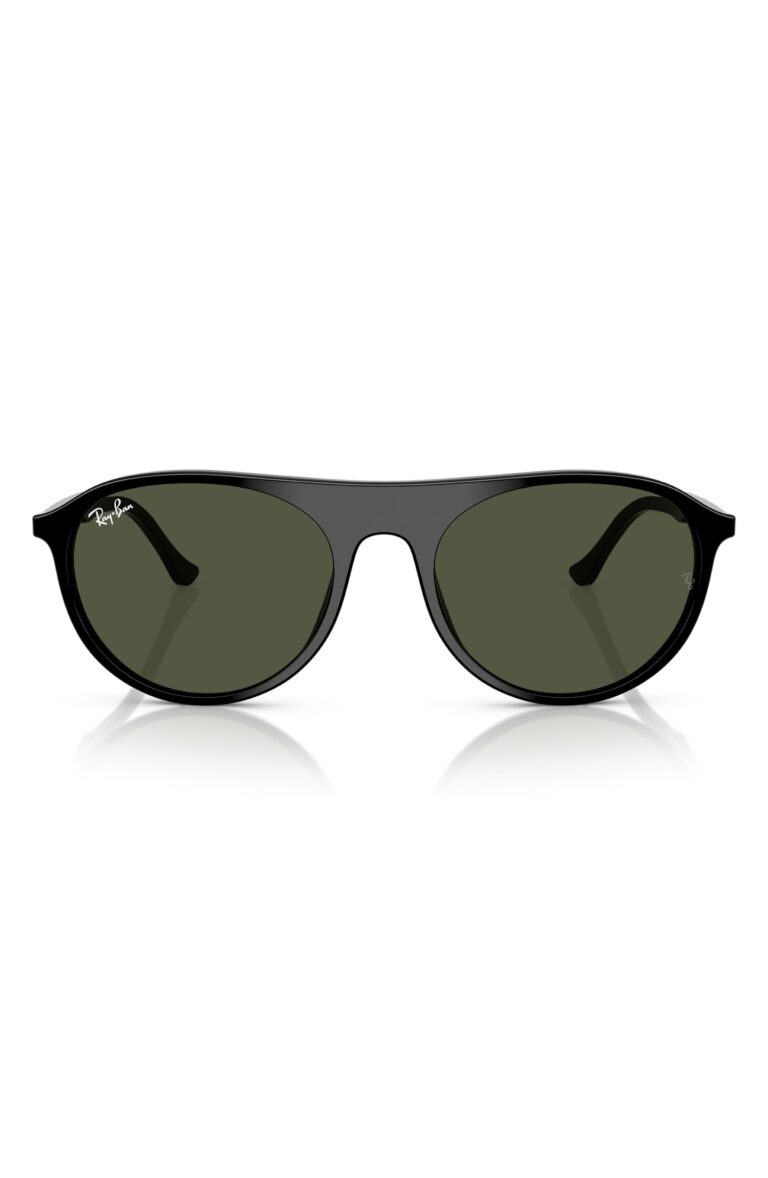 56mm Polarized Square Sunglasses