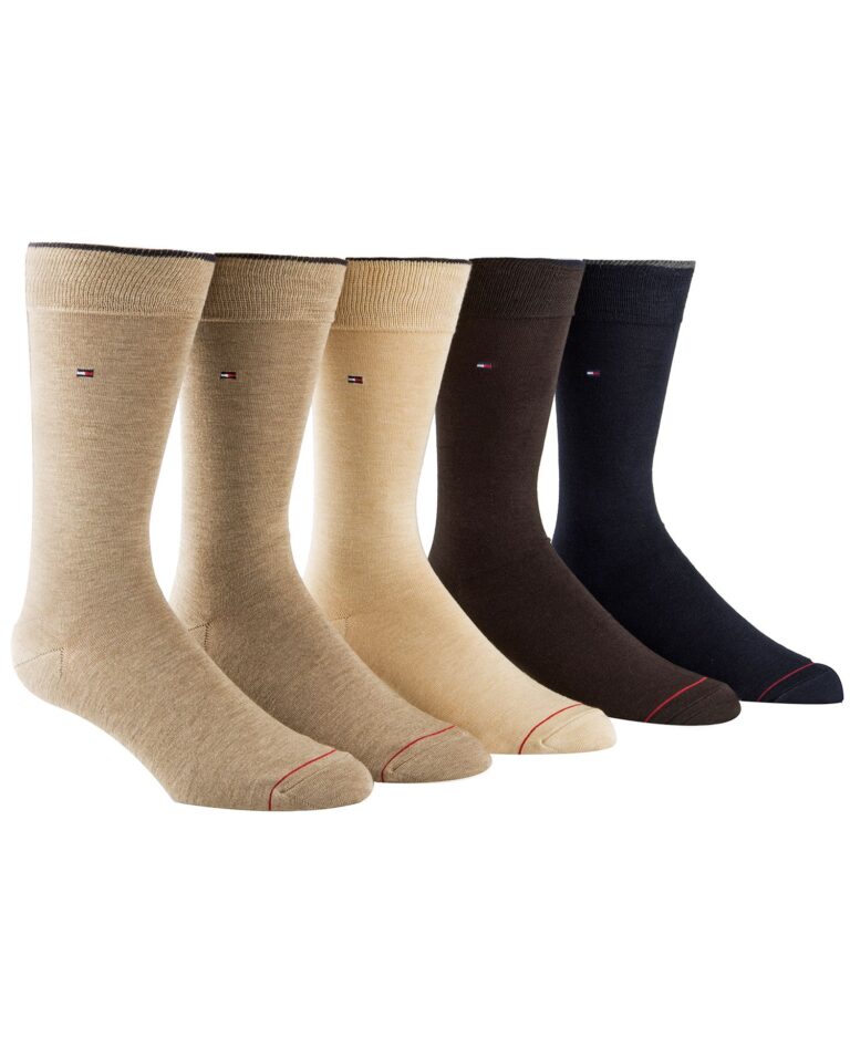 Men's Dress Socks, 5-Pack