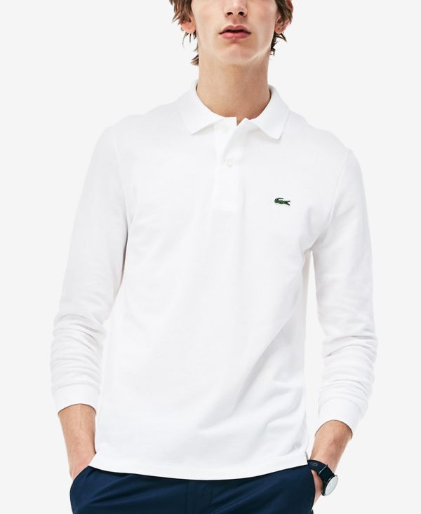 Men's Classic Fit Long-Sleeve Polo Shirt