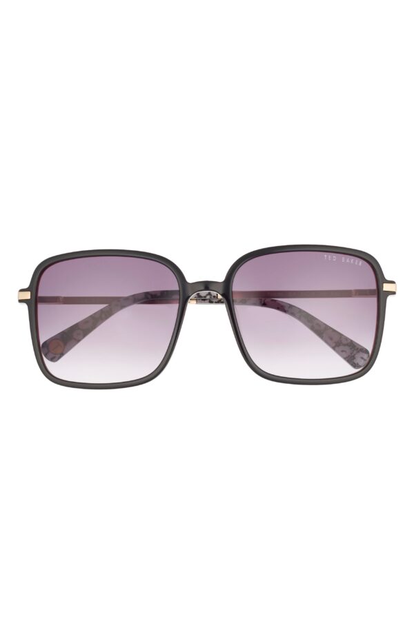 57mm Gradient Square Sunglasses