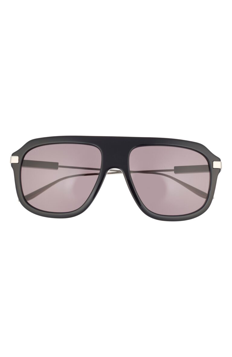 57mm Aviator Sunglasses