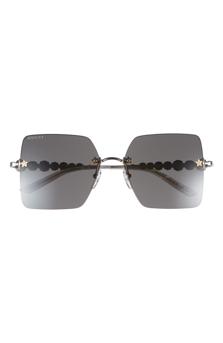 56mm Square Sunglasses