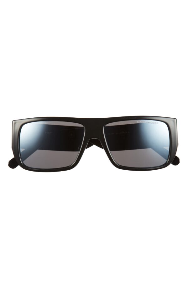 Logo 55mm Square Sunglasses