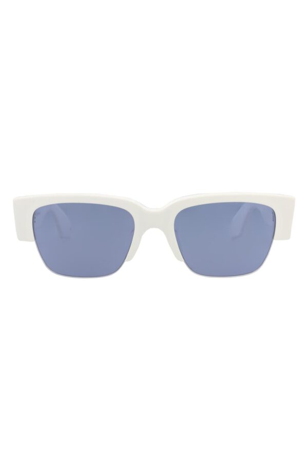 54mm Half Rim Sunglasses
