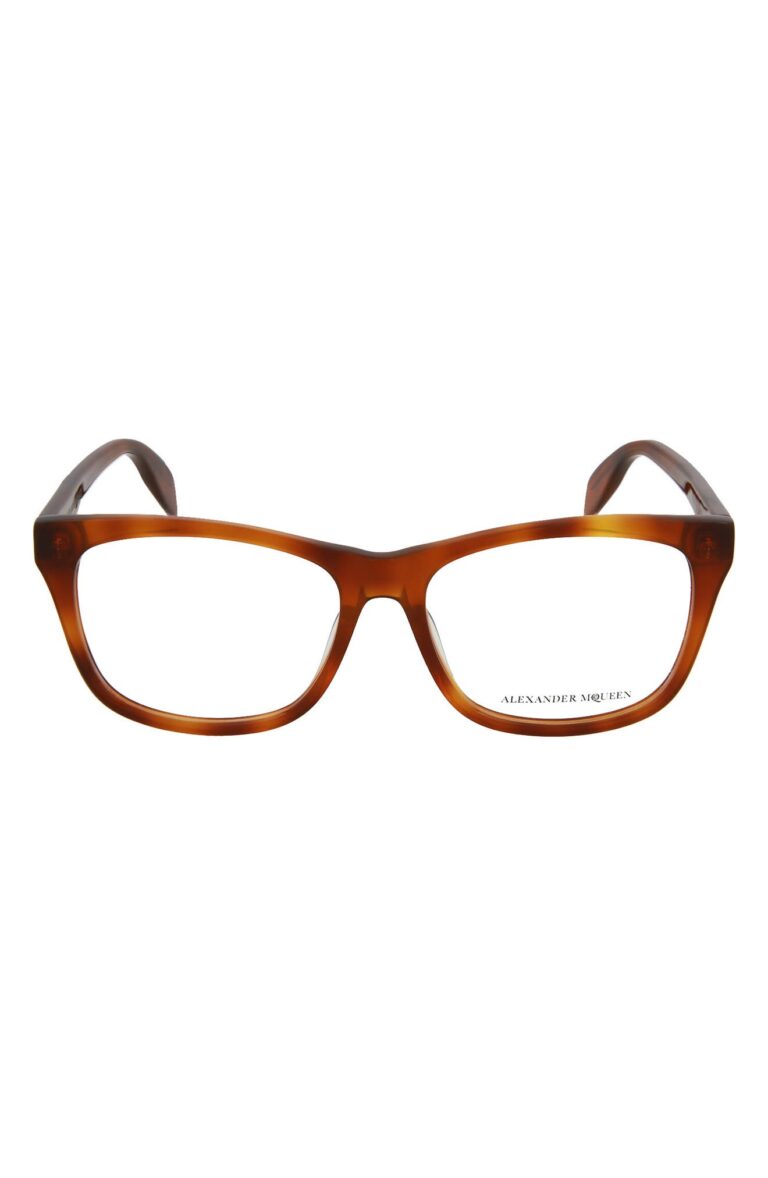 Alexander McQueen 55mm Rectangle Optical Frames