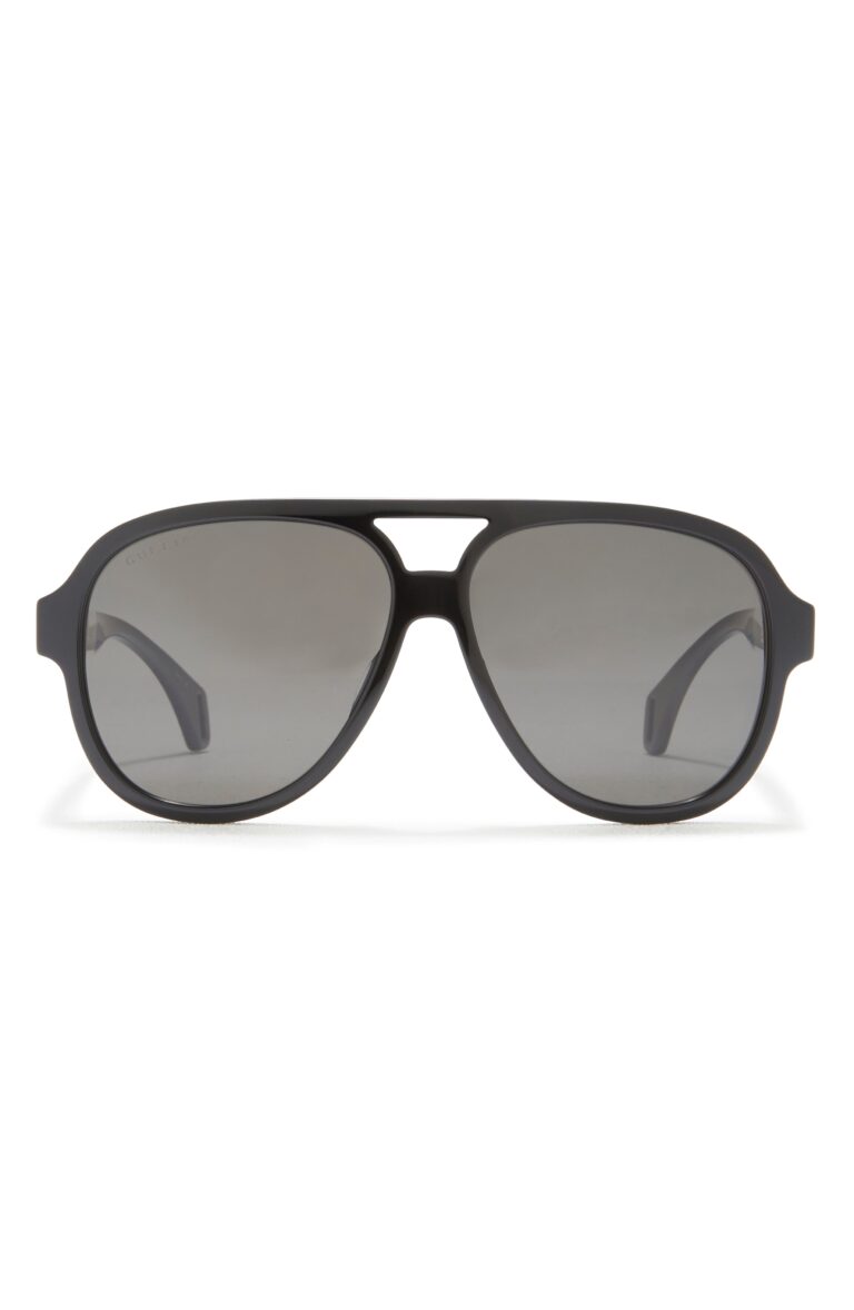 58mm Aviator Sunglasses