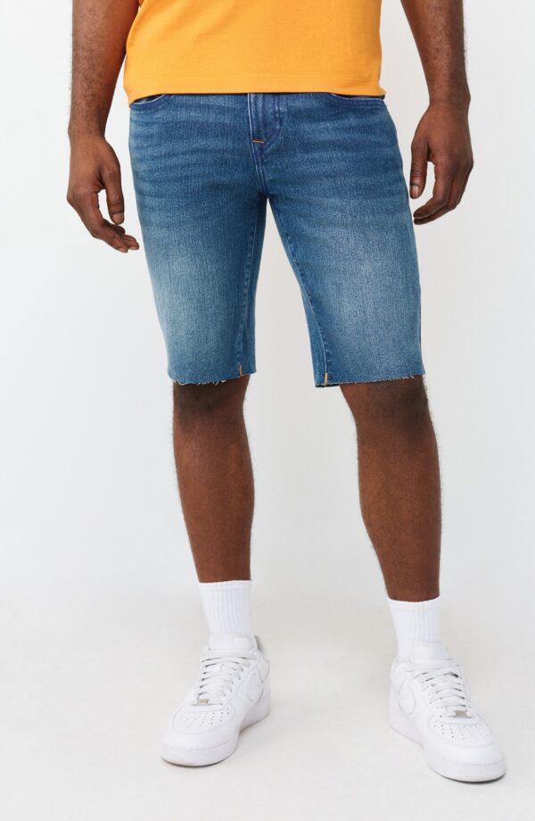 Rocco Super T Flap Raw Hem Jean Shorts
