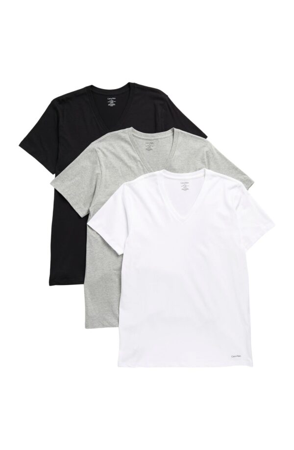 3-Pack Cotton V-Neck T-Shirt