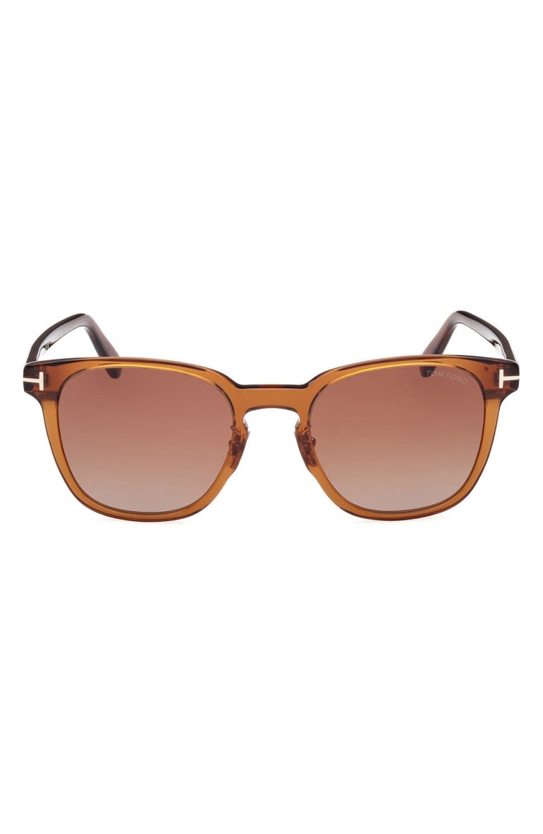 56mm Gradient Round Sunglasses