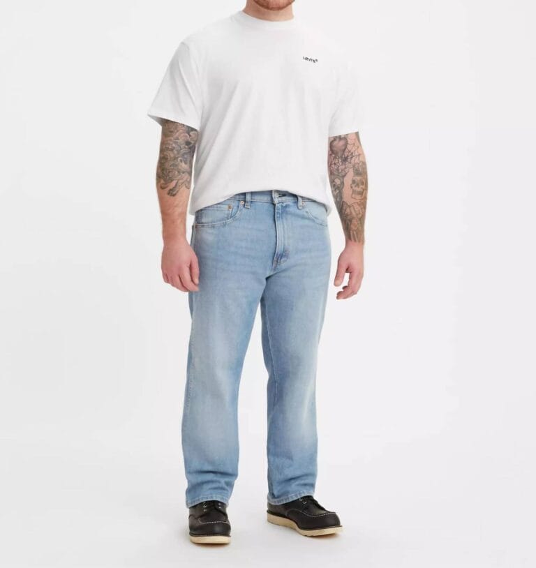 western fit it's 5'o clock stackable straight-leg jean in light blue