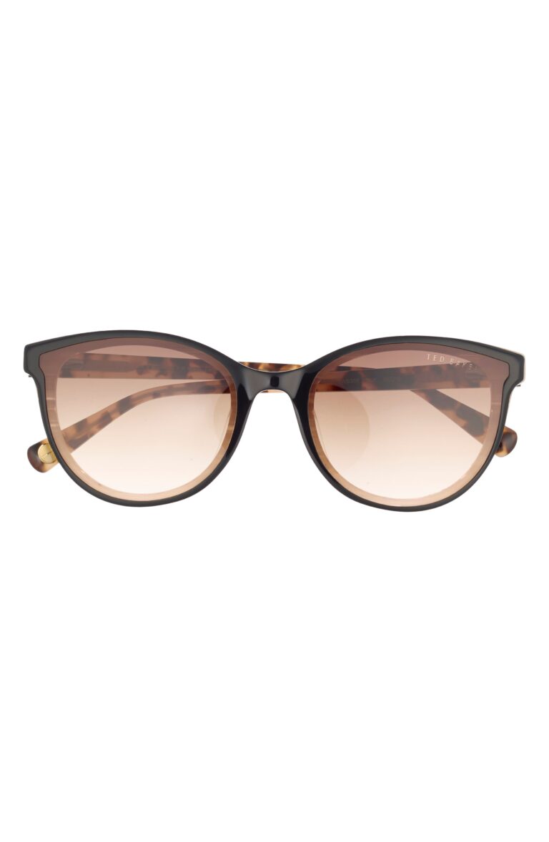 58mm Gradient Round Sunglasses