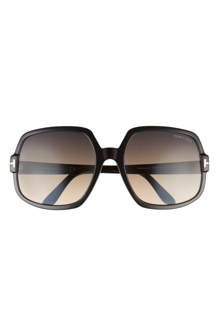 Delphine 60mm Gradient Sunglasses