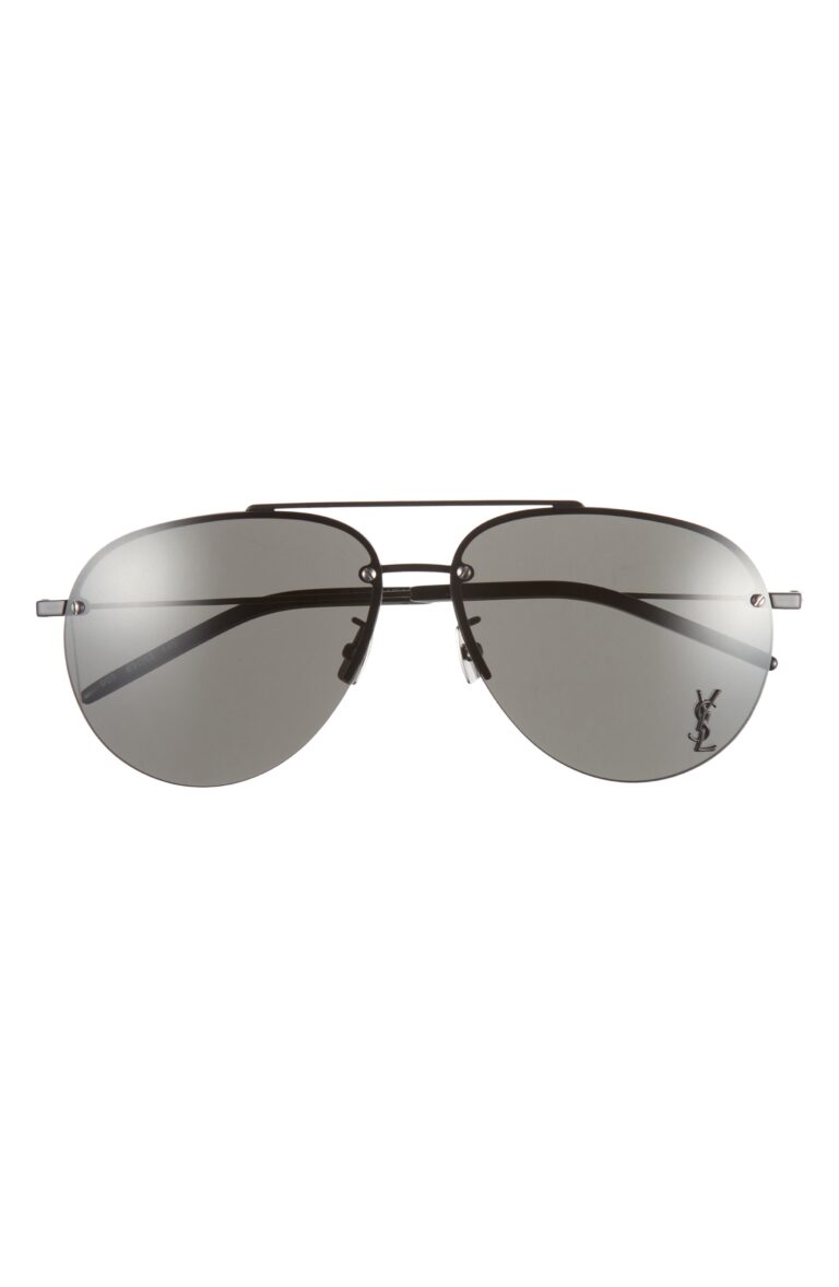 61mm Aviator Sunglasses