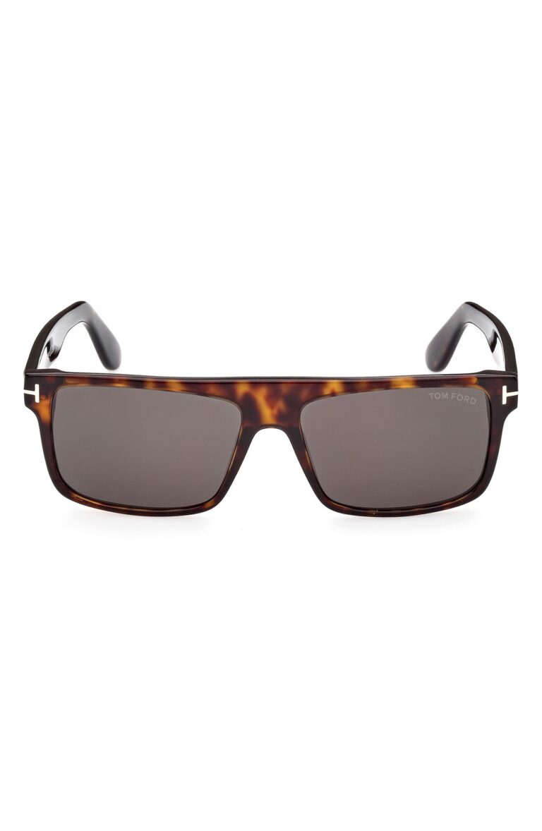 58mm Rectangle Sunglasses