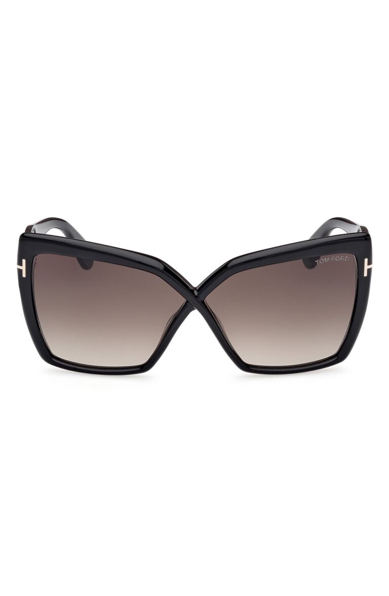 Fiore 63mm Oversize Gradient Butterfly Sunglasses