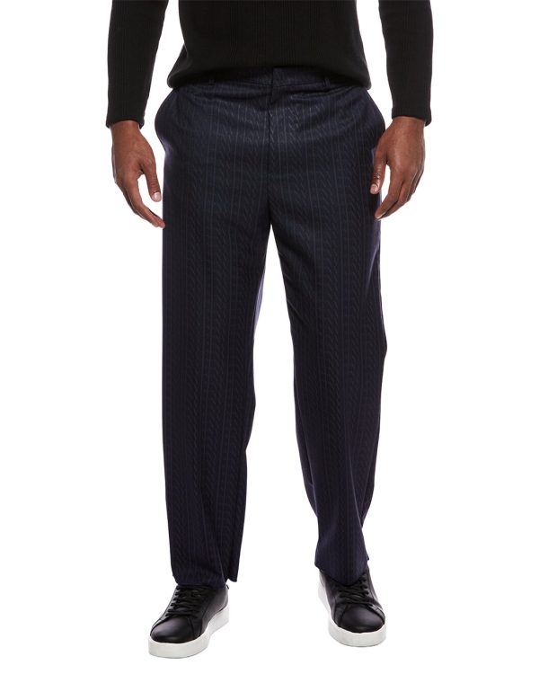 Logo Wool Trouser