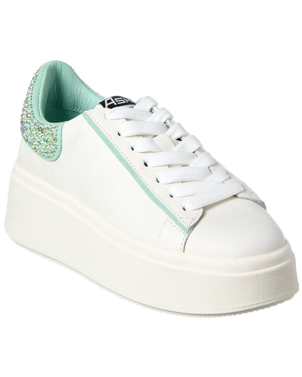 Moby Strass Leather Sneaker