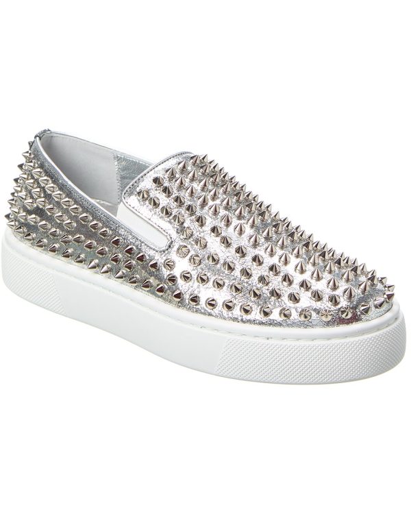 Leather Slip-On Sneaker
