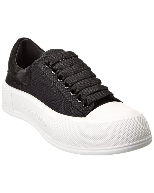 Deck Plimsoll Canvas & Suede Sneaker