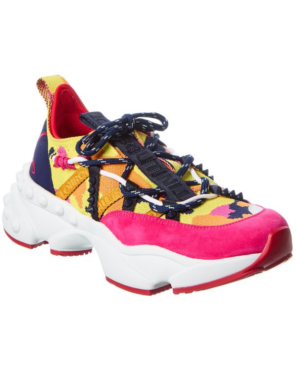 Trailrun Knit & Suede Sneaker