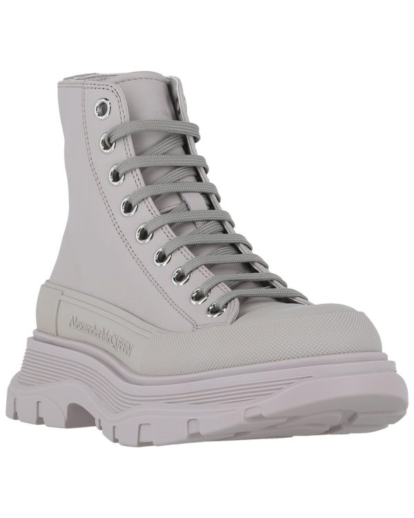 Tread Slick Leather High-Top Sneaker
