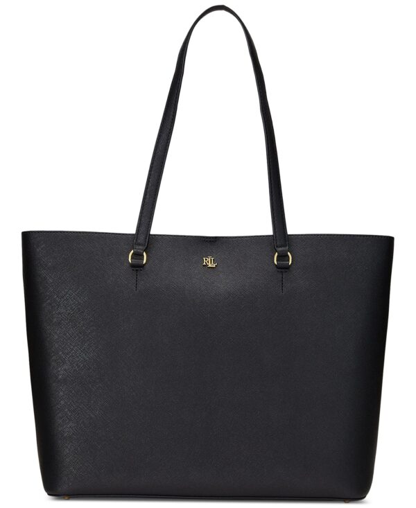 Karly Crosshatch Leather Large Tote