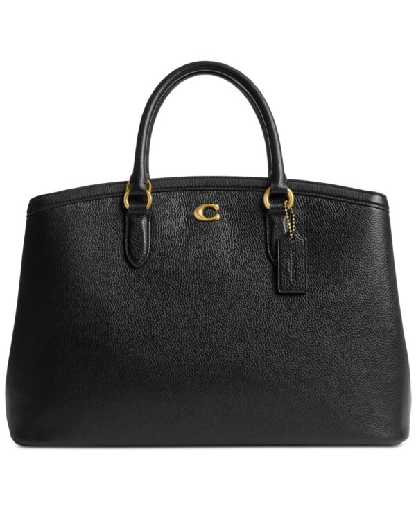 Legacy Large Pebble Leather Carryall Bag 35
