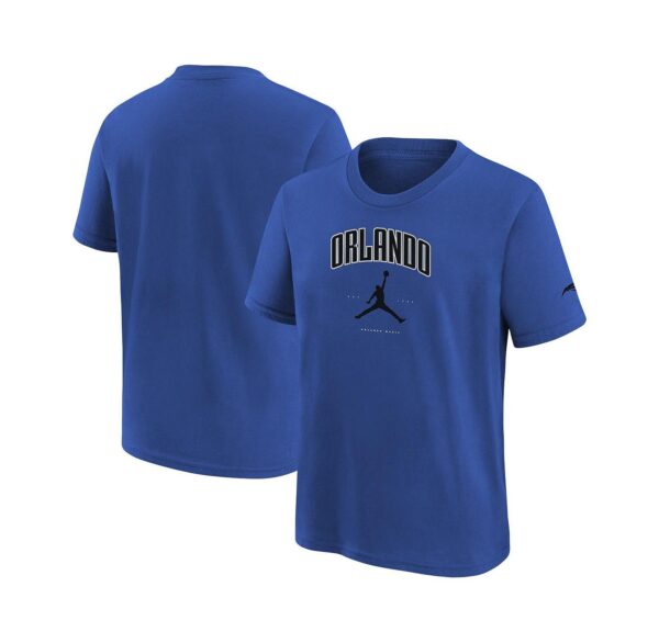 Big Boys and Girls Blue Orlando Magic Essential Cities T-Shirt